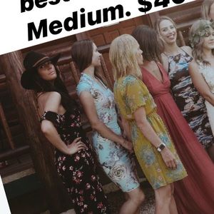 Off the shoulder floral dress